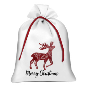 Gift pouches - REINDEERS (NORDIC CHRISTMAS) - sewing set