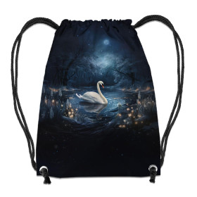 GYM BAG - GOTHIC SWAN - sewing set