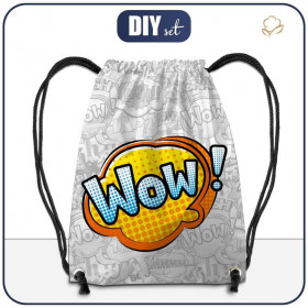 GYM BAG - COMIC BOOK / wow - sewing set