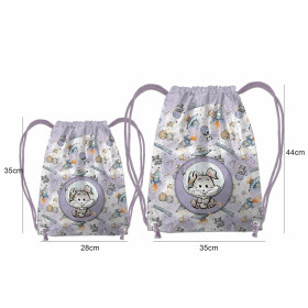 GYM BAG - SPACE CUTIES pat. 10 (CUTIES IN THE SPACE) - sewing set