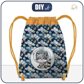 GYM BAG - SPACE CUTIES pat. 1 (CUTIES IN THE SPACE) - sewing set