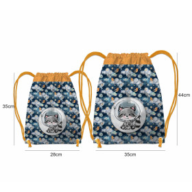 GYM BAG - SPACE CUTIES pat. 1 (CUTIES IN THE SPACE) - sewing set
