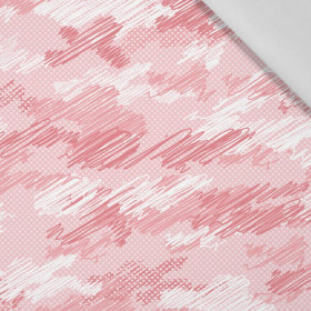 CAMOUFLAGE - scribble / red - Cotton woven fabric