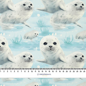 ARCTIC SEAL - looped knit fabric