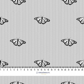 MOTHS / NIGHT CALL / white - Waterproof woven fabric