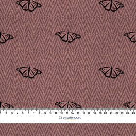 MOTHS / NIGHT CALL / rose quartz - looped knit fabric