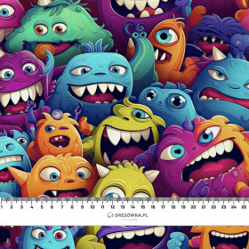 CRAZY MONSTERS PAT. 1 - Cotton woven fabric
