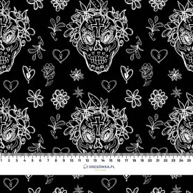 SKULLS CONTOUR / garland (DIA DE LOS MUERTOS) - Cotton woven fabric