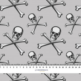 Skulls and bones - lycra 300g