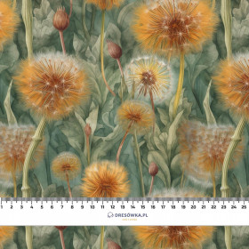 WATERCOLOR DANDELION PAT. 3 - brushed knitwear with elastane ITY