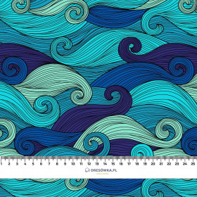 WAVES - Cotton woven fabric