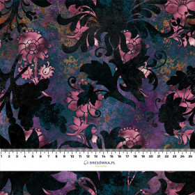FLORAL  MS. 7 - looped knit fabric with elastane ITY