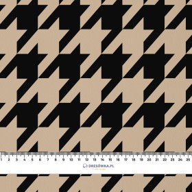 BLACK HOUNDSTOOTH / BEIGE - Panama 220g