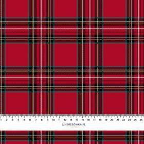 CHECK PAT. 12 / red - Woven Fabric for tablecloths