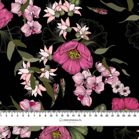 PINK FLOWERS PAT. 2 - Cotton woven fabric
