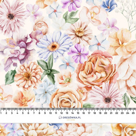 FLOWERS MIX pat. 4 - Cotton muslin