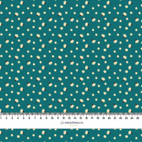 SMALL FLOWERS AND POLKA DOTS - Viscose jersey