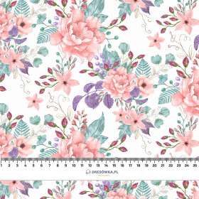 WILD ROSE FLOWERS PAT. 1 (BLOOMING MEADOW) - Linen 100%