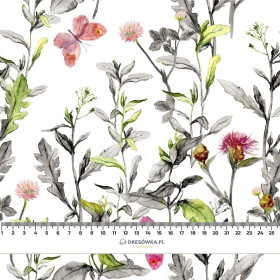 MEADOW / butterflies - Linen 100%