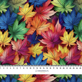 RAINBOW LEAVES PAT. 2- single jersey with elastane ITY