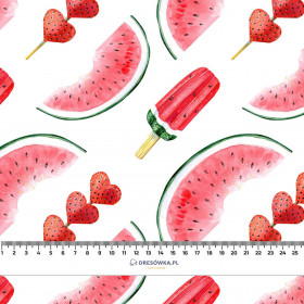 ICE CREAM AND WATERMELONS - Cotton sateen 190g