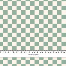 MINT CHECK - single jersey with elastane 