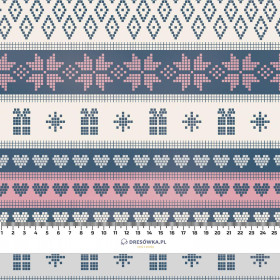 NORWEGIAN MIX  PAT. 2 (NORWEGIAN PATTERNS)  - brushed knitwear with elastane ITY