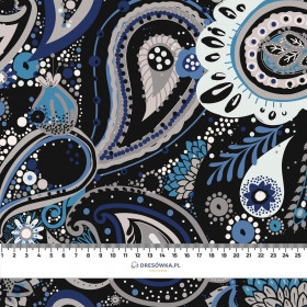 Paisley pattern no. 6 - looped knit fabric with elastane ITY