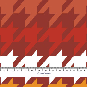 COLORFUL HOUNDSTOOTH (big) - looped knit fabric