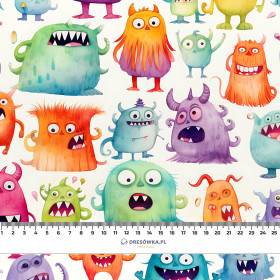 FUNNY MONSTERS PAT. 1 - Hydrophobic brushed knit