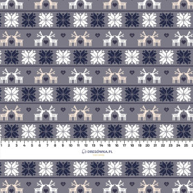 REINDEERS / sweater (WINTER TIME) / grey