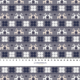 REINDEERS / sweater (WINTER TIME) / grey - Waterproof woven fabric