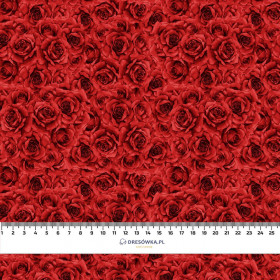 ROSES pat. 5 (CHECK AND ROSES)- single jersey with elastane ITY