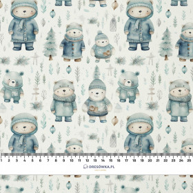 WATERCOLOR WINTER PAT. 4 - Cotton woven fabric