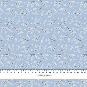WINTER TWIGS pat. 1 (WINTER IN PARK) - looped knit fabric