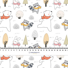 WINTER PARTY PAT. 1 (WINTER FUN) - Cotton woven fabric