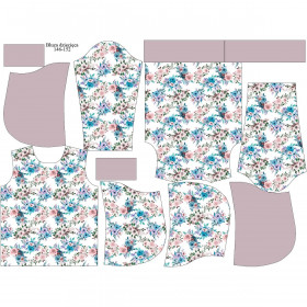 KIDS HOODIE (ALEX) - FLOWER BOUQUET  pat. 9 (PUMPKIN GARDEN) - sewing set