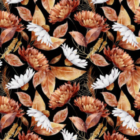 GOLDEN GARDEN pat. 3 (COLORFUL AUTUMN) / black