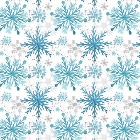 BLUE SNOWFLAKES pat. 2