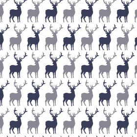 REINDEERS PAT. 4 (WINTER TIME) / white - Panama 220g