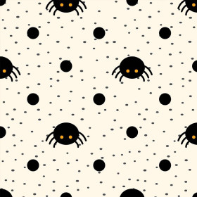 HALLOWEEN SPIDERS / ecru