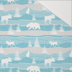 Alaska / light blue - Hydrophobic brushed knit