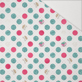 GLITTER DOTS PAT 2 - Hydrophobic brushed knit