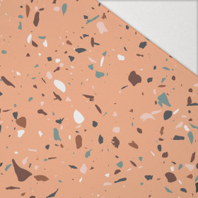 TERRAZZO PAT. 6 / peach fuzz - Hydrophobic brushed knit