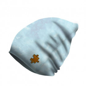 "Beanie" cap - CAMOUFLAGE pat. 2 / light blue / Choice of sizes