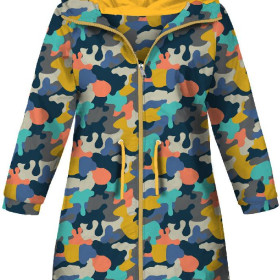 KIDS PARKA (ARIEL) - CAMOUFLAGE COLORFUL pat. 2 - softshell