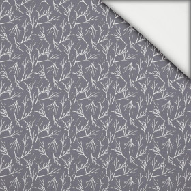 TWIGS pat. 2 (WINTER TIME) / grey - light brushed knitwear