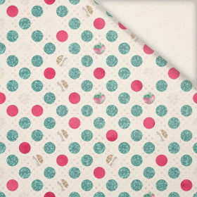 GLITTER DOTS PAT 2 - Linen with viscose