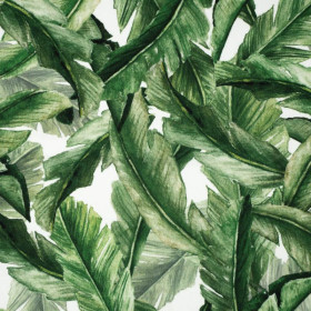 BANANA LEAVES pat. 3 (JUNGLE) - looped knit fabric