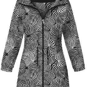 WOMEN'S PARKA (ANNA) - ZEBRA LEAVES - softshell